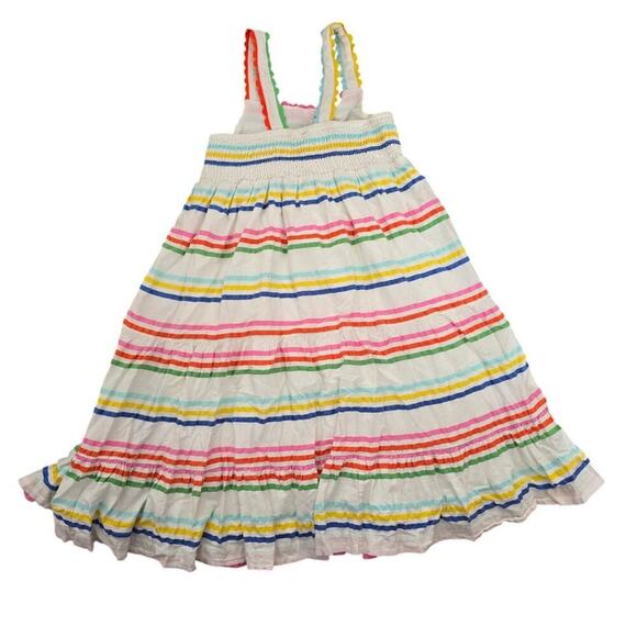 Mini Boden Tierd Striped Dress Size 11-12yr Flowy Kids - Picture 3 of 7